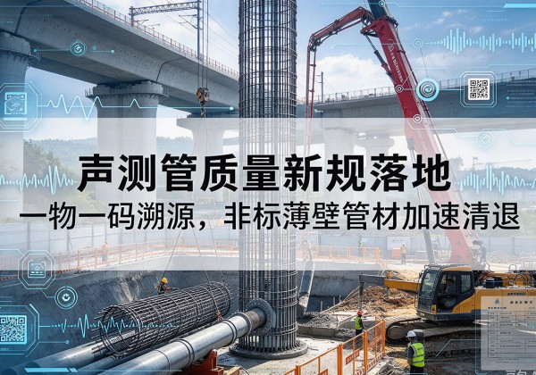 鲁山声测管质量新规落地，一物一码溯源，非标薄壁管材加速清退